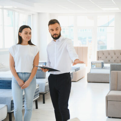 Conseils sur mesure en showroom à Jodoigne. Chez Côté Lit : accompagnement personnalisé, sans rendez-vous, pour vous orienter avec précision.